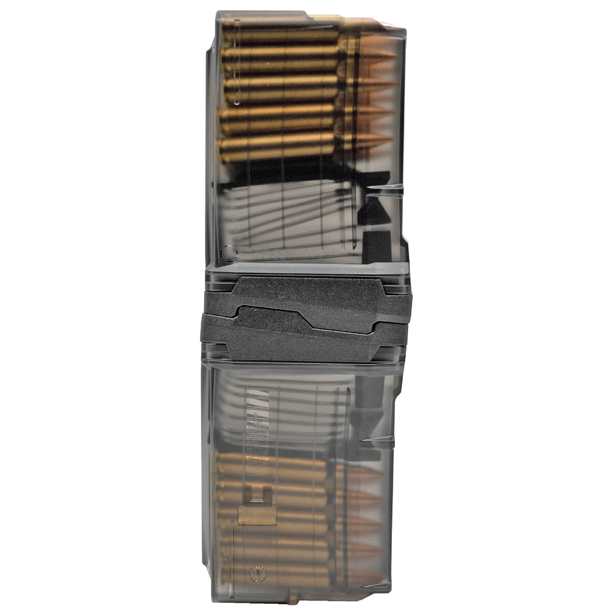KIT DE CHARGEURS COUPLÉS CROSS INDUSTRIES 10/10 CROSS MAG 5,56×45 POUR PISTOLET AR-15 (2 CHARGEURS PAR ENSEMBLE) – NOIR