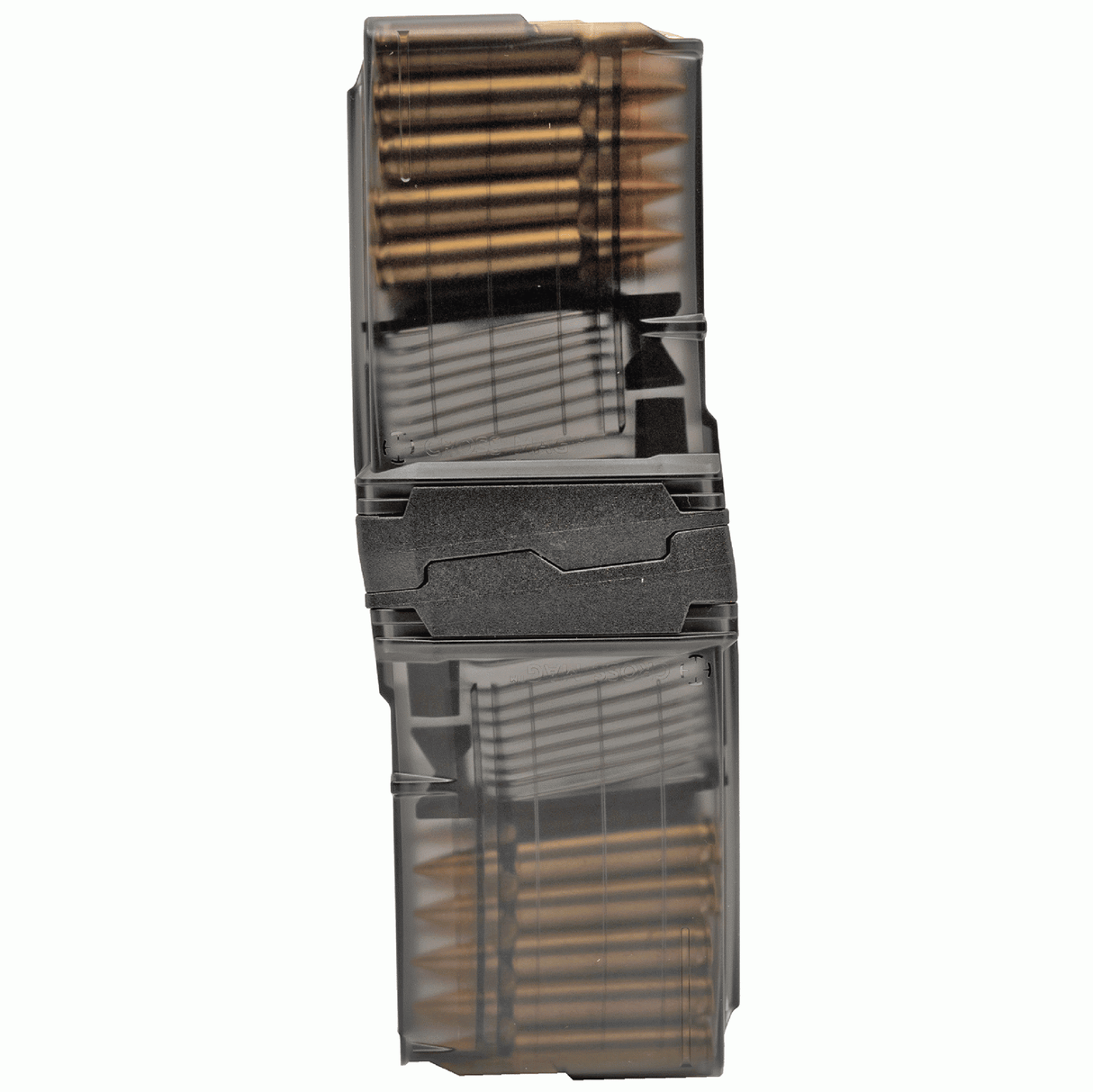 KIT DE CHARGEURS COUPLÉS CROSS INDUSTRIES 10/10 CROSS MAG 5,56×45 POUR PISTOLET AR-15 (2 CHARGEURS PAR ENSEMBLE) – NOIR