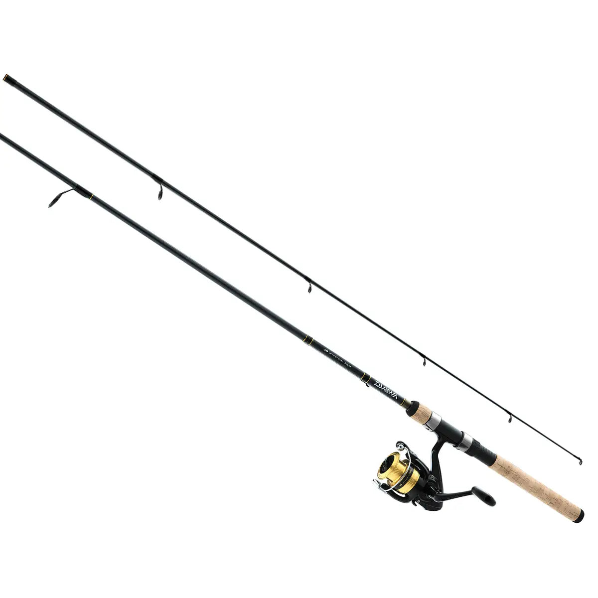 Daiwa DSK25-B / F662M D-Shock Pré-monté Courage C 2500 SZ, bobine 1BB, pas de ligne, 6'6 ", ligne de pêche en liège