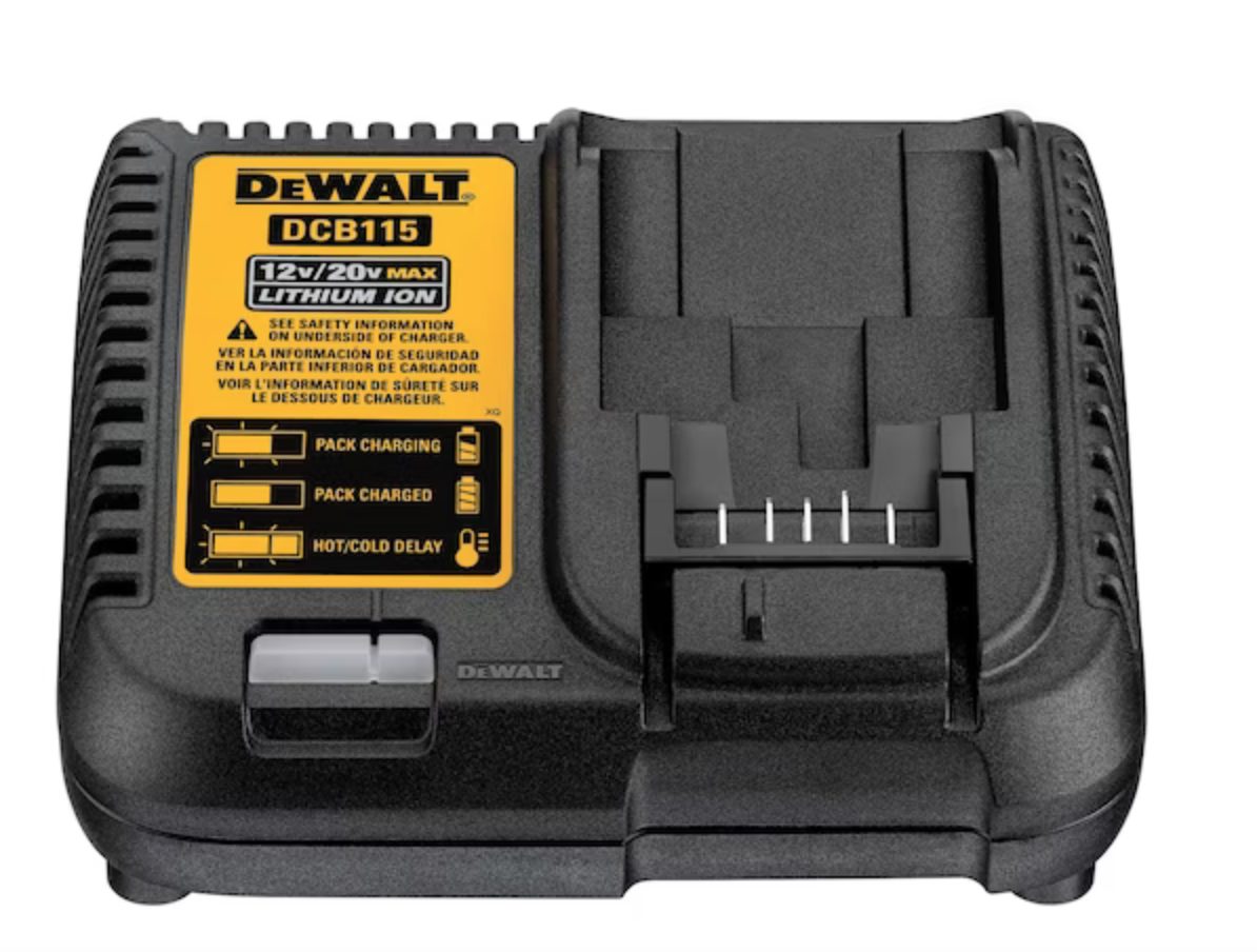 DEWALT 12V MAX* - 20V MAX* LITHIUM ION BATTERY CHARGER