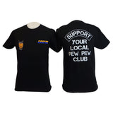 "Support Your Local Pew Pew Club" Short Sleeve T-Shirt