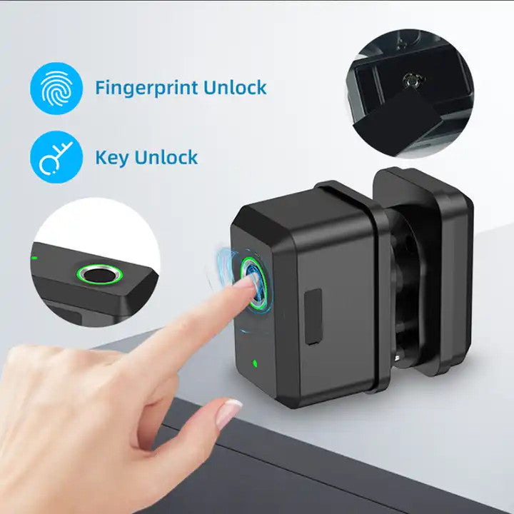 HIGH QUALITY BLACK FINGERPRINT TRIGGER LOCK