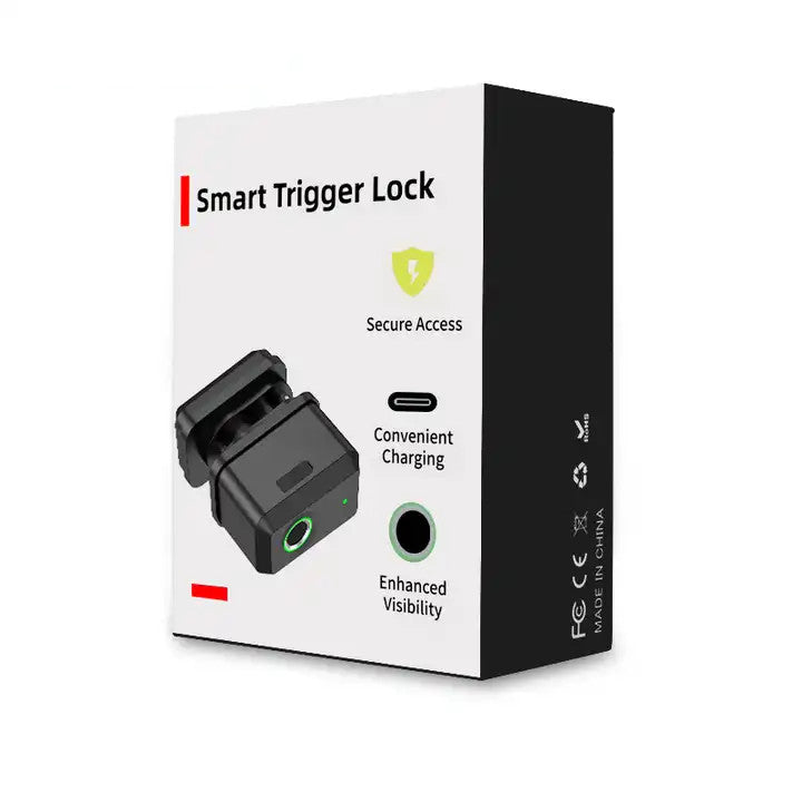 HIGH QUALITY BLACK FINGERPRINT TRIGGER LOCK