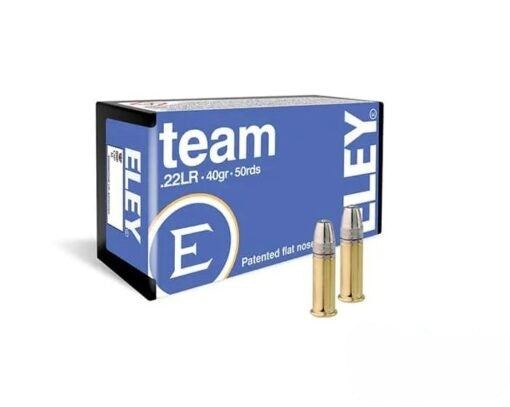MUNITIONS ELEY CALIBRE .22 LR – PLUSIEURS MODÈLES DISPONIBLES