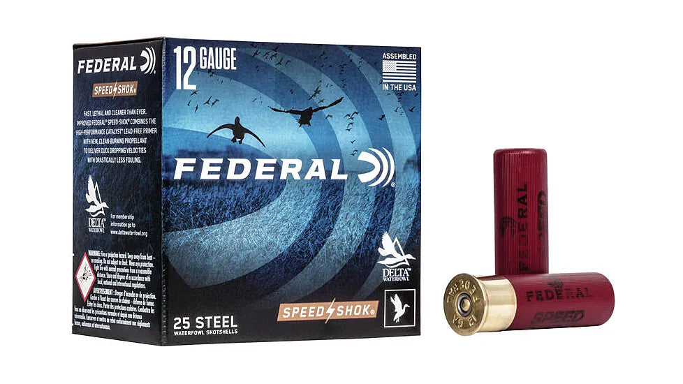 FEDERAL WF2084 STANDARD SPEED-SHOK, 20GA, 2.75" 3/4oz, 4 SHOT, BOX OF 25 RDS