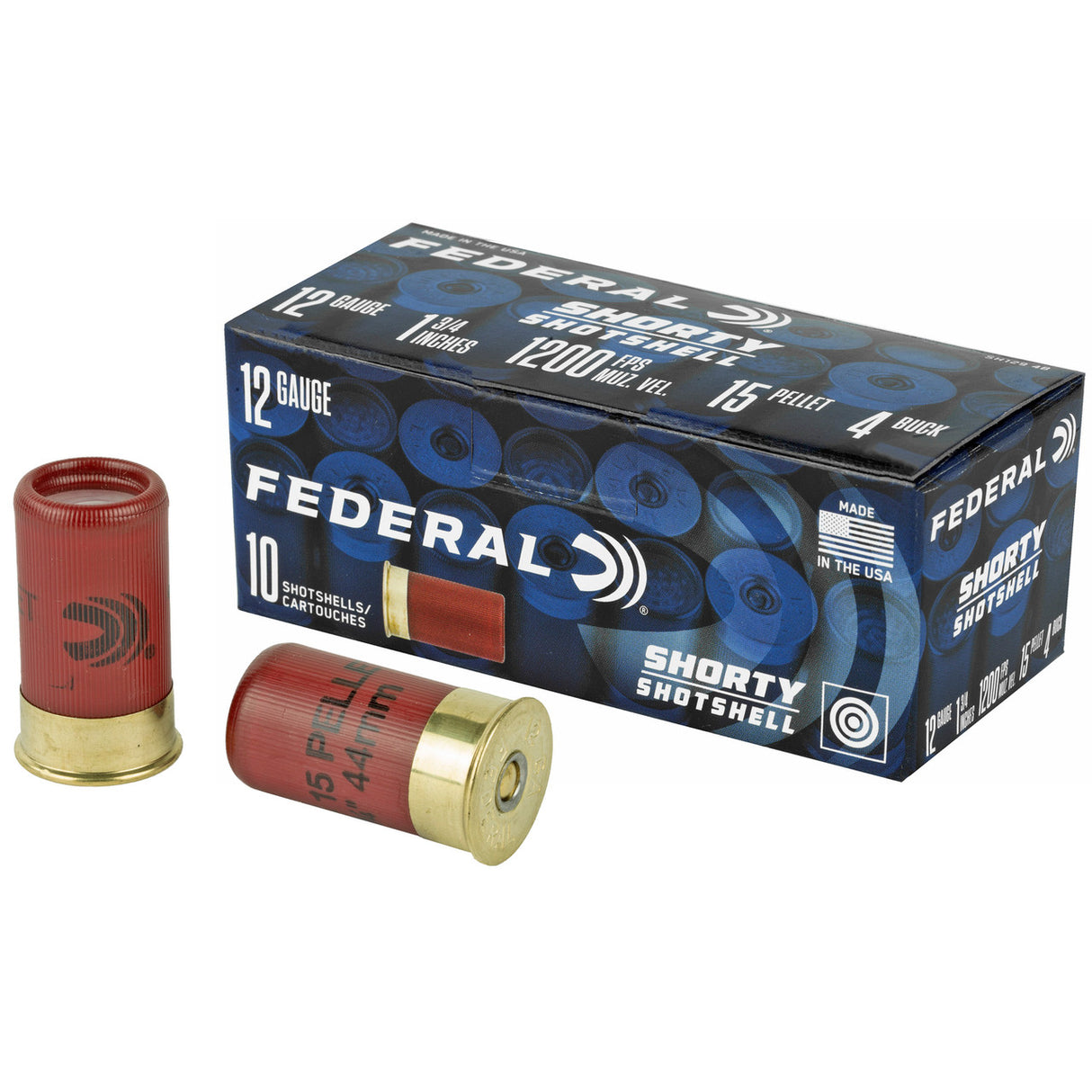 FEDERAL MINI SHELL 12GA 1-3/4" #4 BUCK