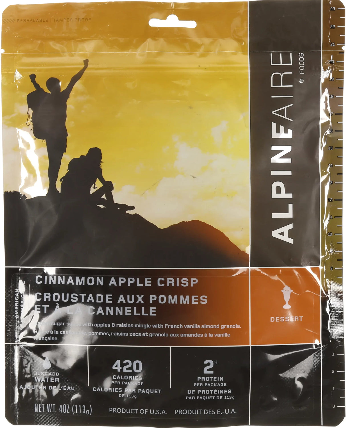 ALPINAIRE FOOD - CINNAMON APPLE CRISP - 61215