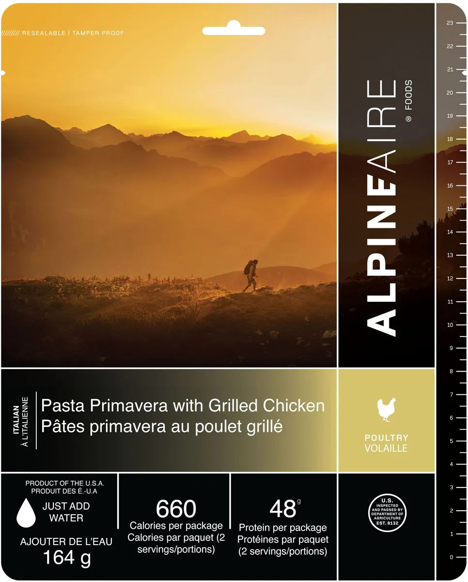 ALPINEAIRE ALIMENTS - Pâtes Primavera avec poulet grillé - 61300