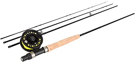 Superfly FCL-908-4 combo de mouches de performance avec ligne 9 '8wt 4pc