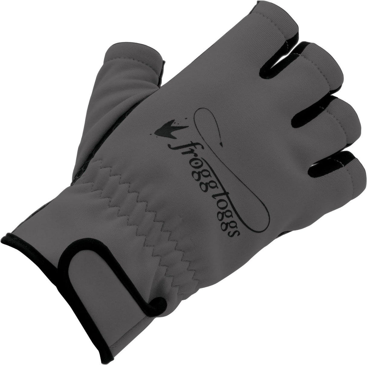 Frogg bascule les gants en polaire sans doigts - Gris et noir - différentes tailles disponibles