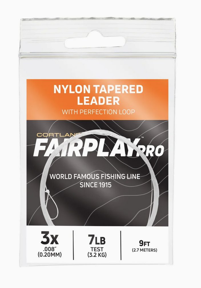 Cortland Fairplay Pro Nylon Tapered Leader Clear 9Ft