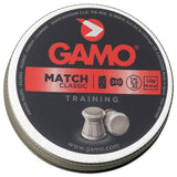 GAMO 6320025B54 MATCH PELLETS .22, 15.43GR FLAT NOSE TIN OF 250