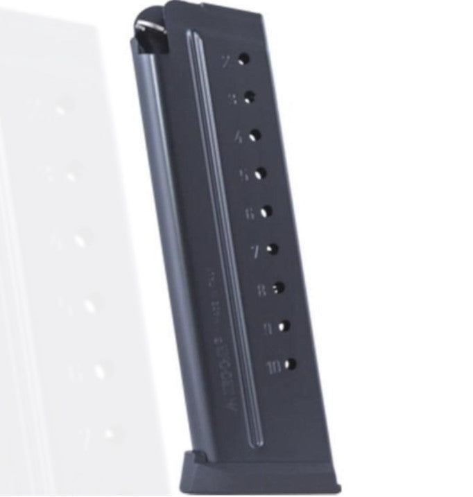 Mec-Gar 1911 Government 9mm Magazine 10 Rounds Blued Steel