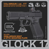 GLOCK G17 GEN 5 MOS AVEC OPTIQUE 390 FPS – AUCUN PERMIS REQUIS