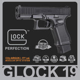 GLOCK G19 GEN 5 MOS BLACK CAL .177 PISTOLET CO2 290 FPS