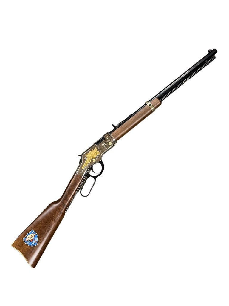 Henry Golden Boy Trucker's Tribute Edition Lever Rifle, Ambi, 20 ", Blued, Wood Stk, 16 + 1 Rnd, Std Trgr, Cal. .22LR