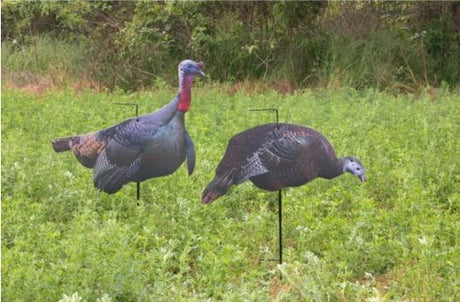 LEURRES SILHOUETTE DE DINDE HIGDON FLEX COMBO - MÂLE (JAKE) ET FEMELLE (HEN)