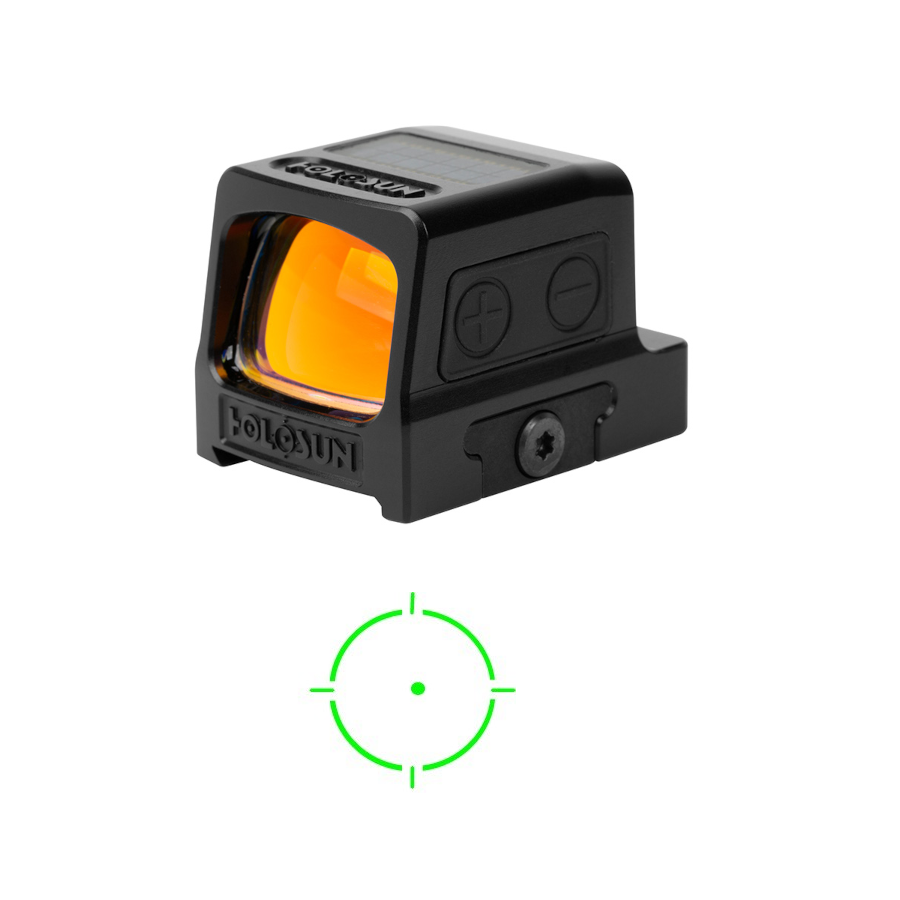 HOLOSUN H5509T-GR-X2 SOLAR, ENCLOSED, CIRCLE/DOT RETICLE, TITANIUM, MO ...