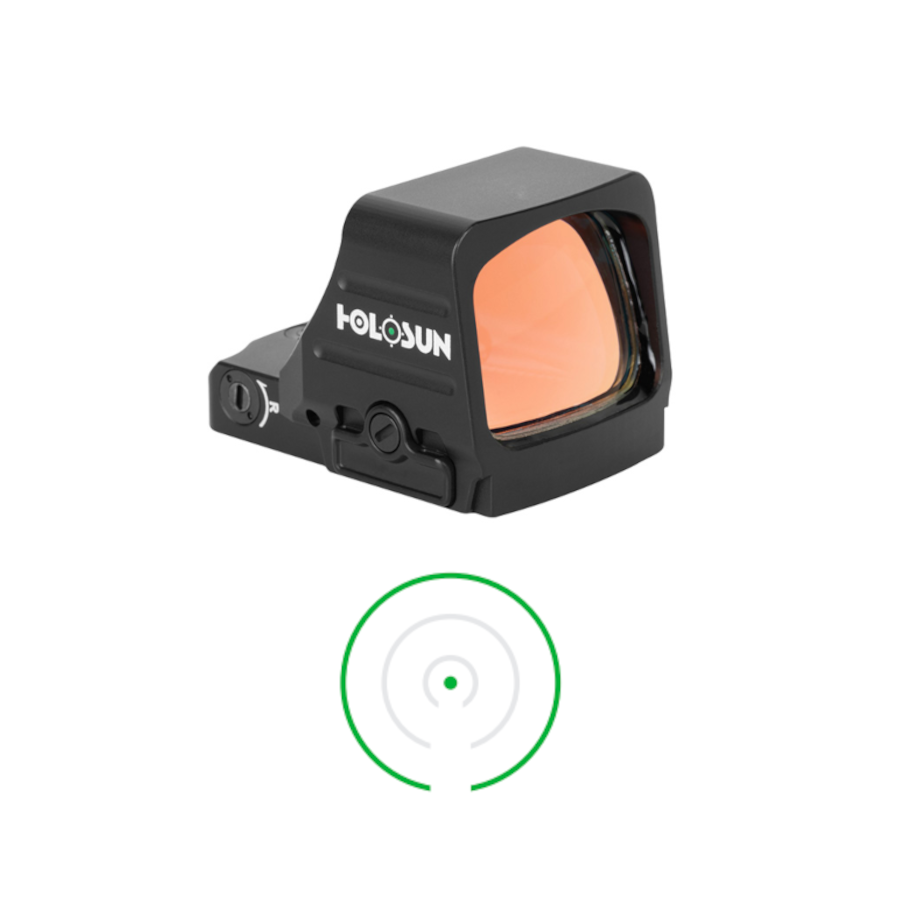 HOLOSUN HE507COMP MULTI-RETICLE, 7075 ALUMINUM, LARGE OPEN LENS, SHAKE ...