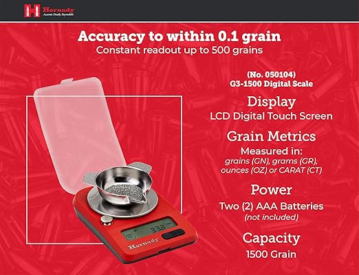 HORNADY G3-1500 DIGITAL SCALE