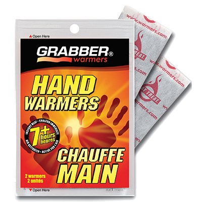 Grabber hand warmers, pair