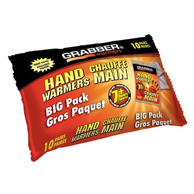 Grabber hand warmers, pack of 10