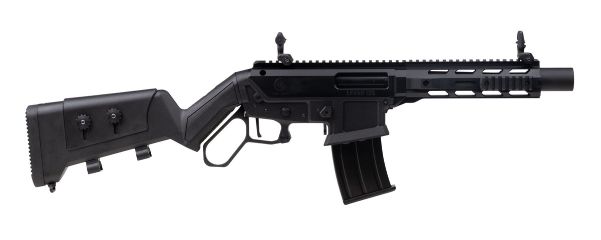 EGE ARMS LEVAR12S LEVER ACTION 12GA 10.6" BLACK SYNTHETIC
