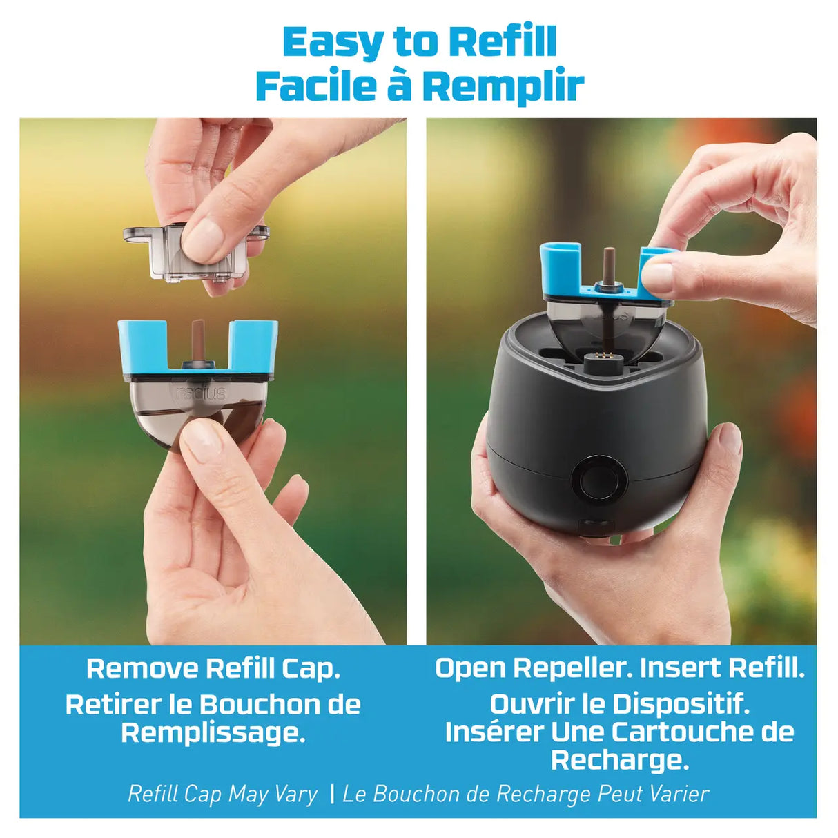 THERMACELL RADIUS REPELLENT AND REFILL - TWO ITEMS