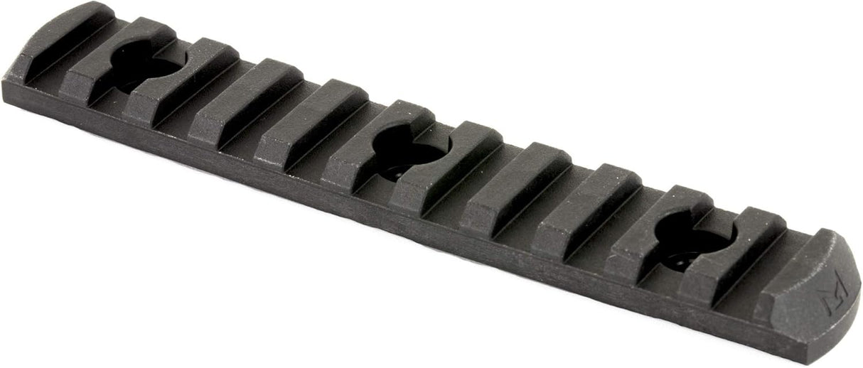 SECTION DE RAIL POLYMÈRE MAGPUL M-LOK, 11 EMPLACEMENTS, NOIR