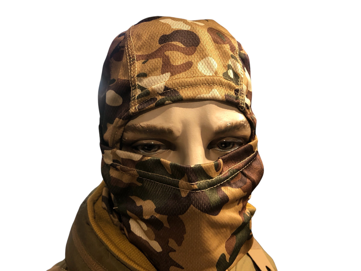 FACE MASK - BALACLAVA STYLE - DIFFERENT MULTI-CAM COLORS AVAILABLE