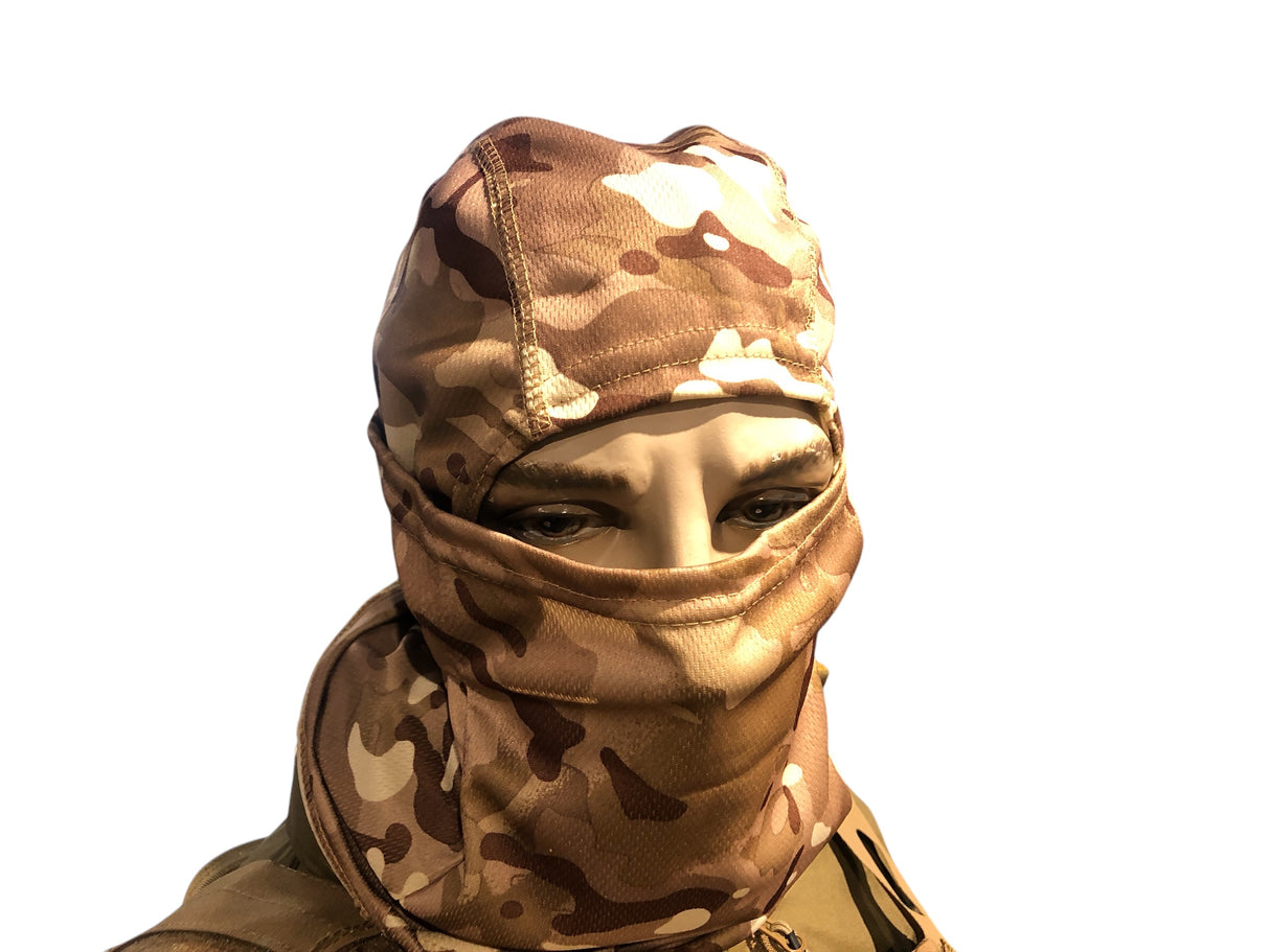 FACE MASK - BALACLAVA STYLE - DIFFERENT MULTI-CAM COLORS AVAILABLE