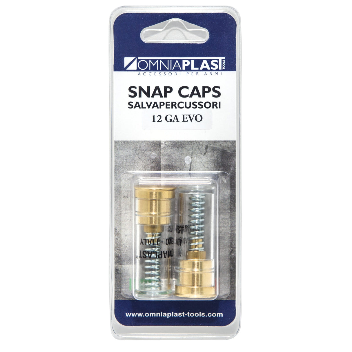 OMNIAPLAST PLASTIC SNAPCAP FOR SHOTGUNS - DIFFERENT CALIBERS - DUMMY