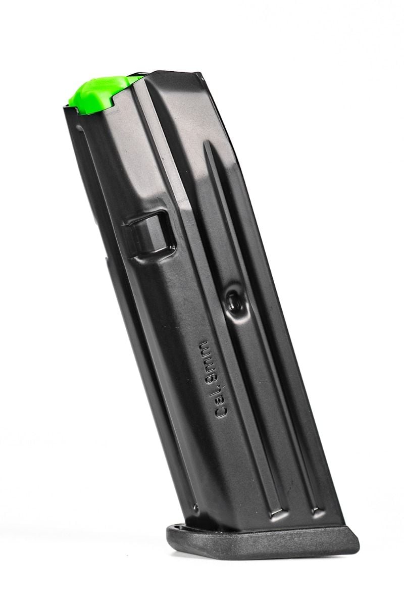 CHARGEUR MEC-GAR POUR GLOCK 17, 10 COUPS, REVÊTEMENT ANTI-FRICTION, 9 MM, ÉLÉVATEUR VERT
