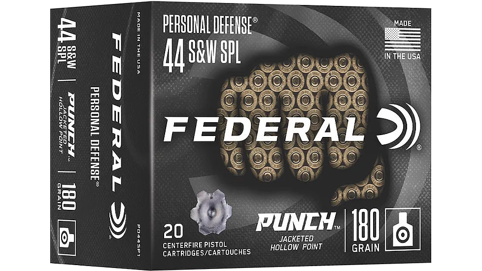 Federal 44S & W spécial xxxgr punch jhp