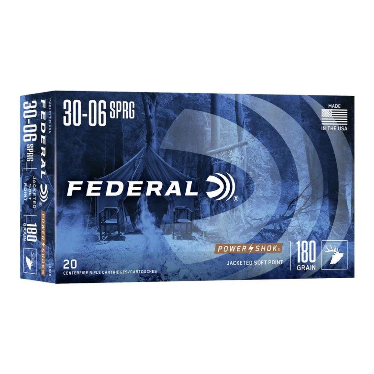 MUNITIONS FEDERAL CAL. 30-06 180GR SP