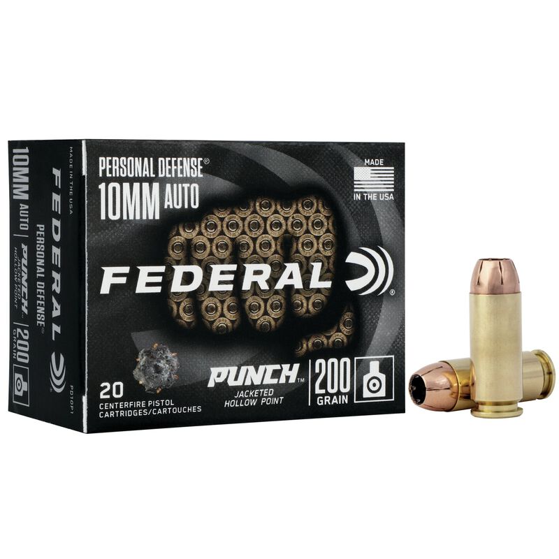 Federal Ammunition Personal Defense Punch 10mm Auto 200 Grain