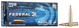 FEDERAL VARMINT 223REM 53GR - BOX OF 20 ROUNDS