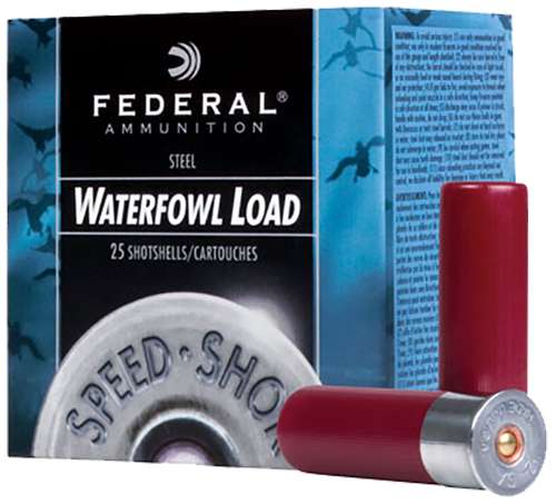 Speed Federal Shok 12 Ga 3 12 Steel 3 1 38oz Birdshot Crafm