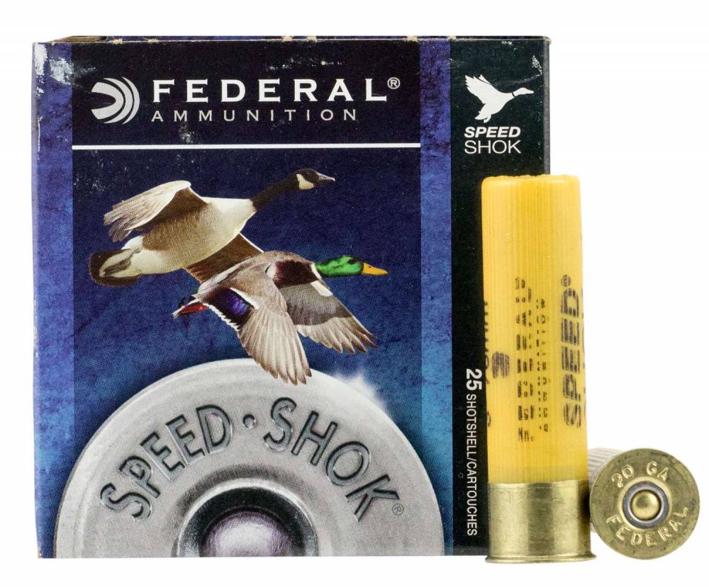 Federal Speed-Shok Waterfowl 20 Gauge 3" 7/8 oz  25 Bx/