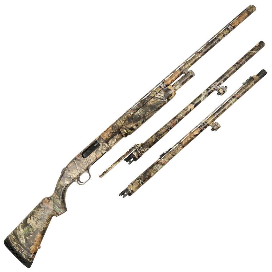 MOSSBERG 500, 12GA, 3BARREL COMBO, NEW CAMO