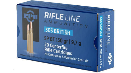 Prvi Partizan PPU RIFLE AMMO .303 BRITISH SP , 20 ROUNDS