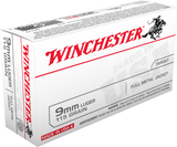 Winchester USA 9mm Luger, 115 Grain