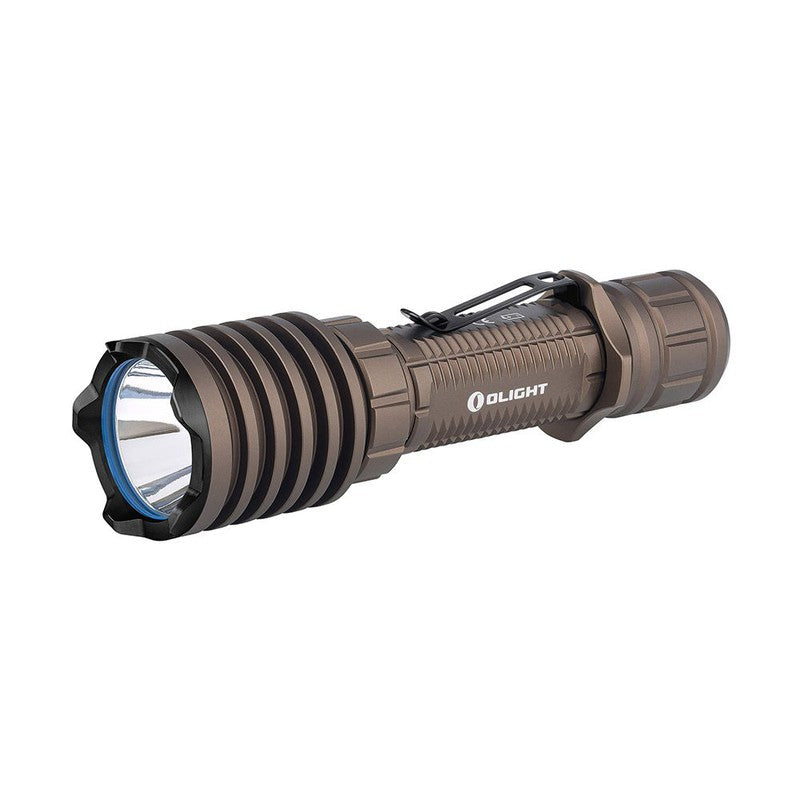 OLIGHT WARRIOR X 4 HIGH-PERFORMANCE USB-C RECHARGEABLE TACTICAL FLASHLIGHT - FLAT DARK EARTH (FDE)