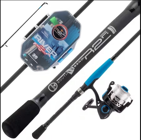 READY 2 FISH R2F5-JABR-SP-X - JUSTE AJOUTER L’APPÂT - COMBO RIVER AVEC KIT – 7' (2,13 m) MH
