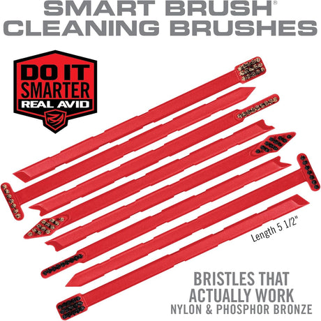 BROSSES INTELLIGENTES REAL AVID – KIT DE 8 BROSSES