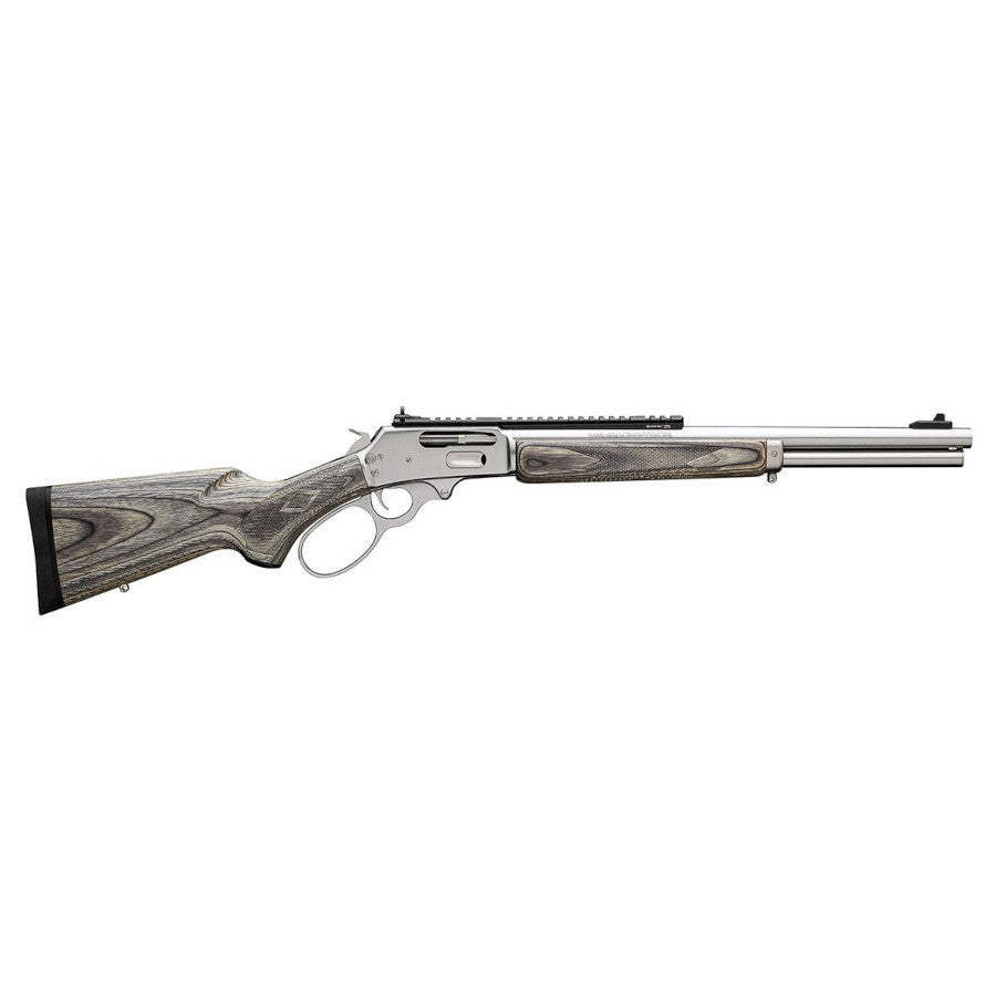 Marlin 70478 1895 SBL Lever Action Rifle, 45-70 Gov't, 19 '' BBL, acier inoxydable, stock laminé gris, 6-1 RND