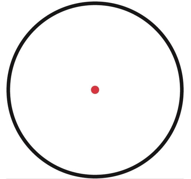 TÉLESCOPE ROME O4H POINT ROUGE, RÉTICULE CERCLE BALISTIQUE, MONTURE QR, MAGNIFICATEUR JULIET4 4X, NOIR