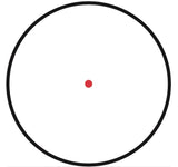 TÉLESCOPE ROME O4H POINT ROUGE, RÉTICULE CERCLE BALISTIQUE, MONTURE QR, MAGNIFICATEUR JULIET4 4X, NOIR