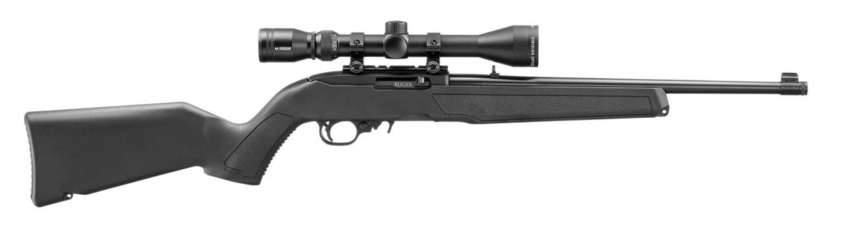 RUGER 10/22 - BX-TRIGGER INSTALLED - 3-9X SCOPE - THREADED BARREL - 10 ROUND MAG - RUGER HARD CASE INCLUDED