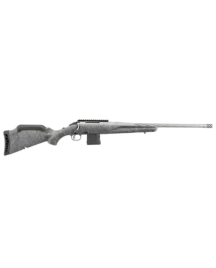 CARABINE RUGER AMERICAN GEN II PREDATOR, .223 REM, 20 PO, CERAKOTE GRIS, ÉCLABOUSSURES GRISES, CHARGEUR 5 COUPS